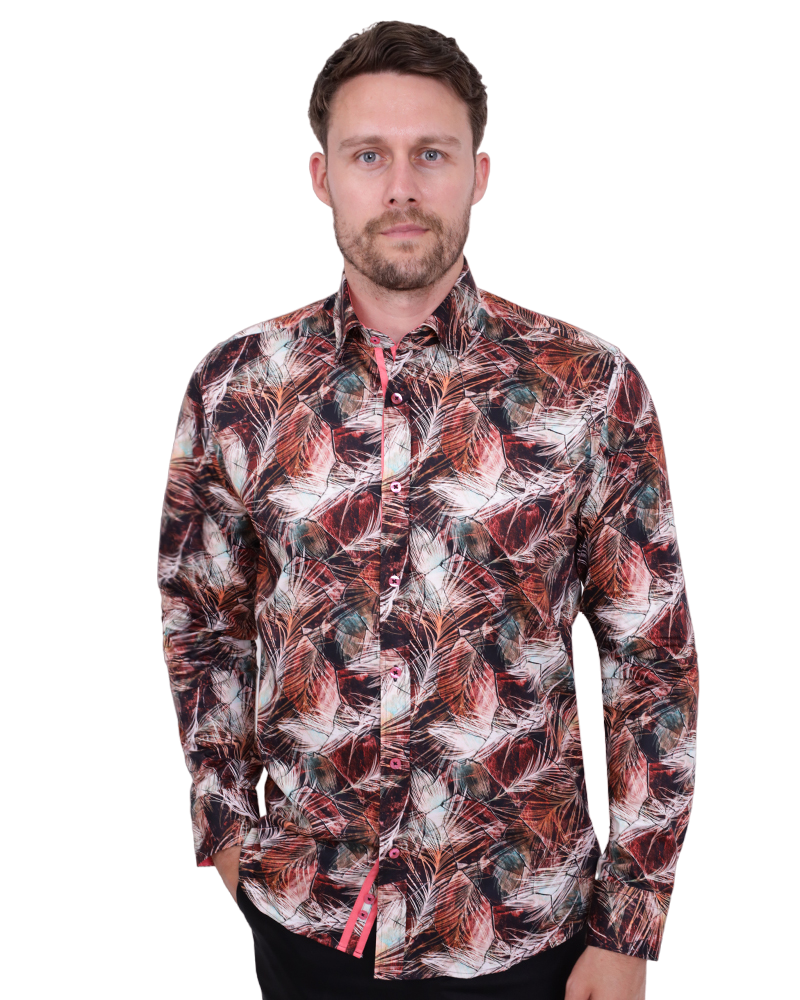 Rustic Floral Pure Cotton Print Shirt