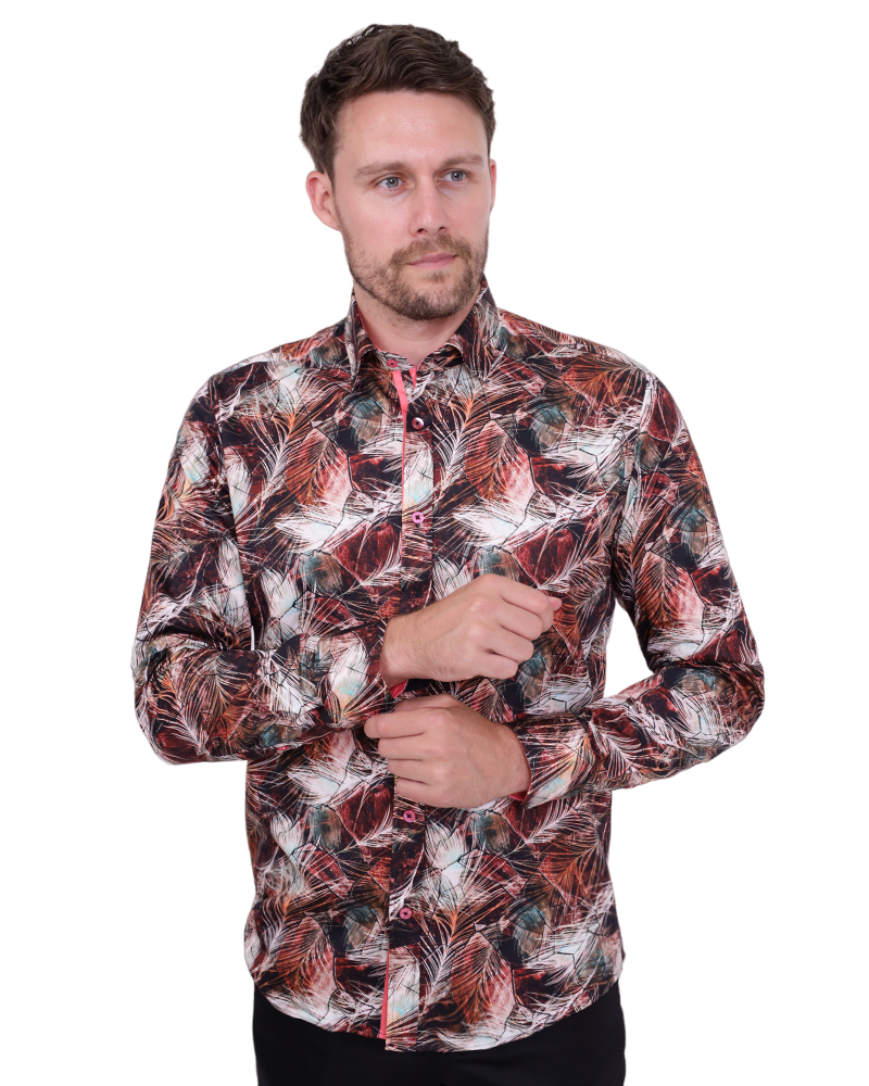 Rustic Floral Pure Cotton Print Shirt