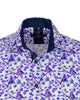 Lilac Birds in Tree Print Long Sleeve Shirt