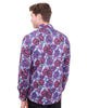 Purple Rose Print with Matching Handkerchief
