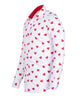 White Heart Print Shirt