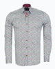 Colourful Dotted Print Shirt with Matching Handkerchief