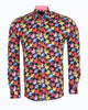 Sycamore Leaf Print Shirt with Matching Handkerchief