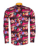 Vintage Party Lights Print Shirt with Matching Handkerchief