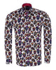 Black Day of the Dead Skull Print Shirt with Matching Handkerchief