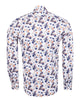 White Poppy Print with Matching Handkerchief