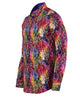 Colourful Print Men's Shirt with Matching Handkerchief