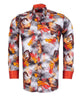 Red Dragon Print with Matching Handkerchief
