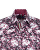 Floral Printed Pure Cotton Shirt with Matching Handkerchief