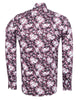 Floral Printed Pure Cotton Shirt with Matching Handkerchief