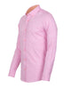 Pink Linen Long Sleeve Shirt with Matching Handkechief