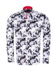 Iconic Hollywood Legend Print Men's Shirt with Matching Handkerchief