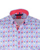 Colourful Vespa Print Short Sleeve Shirt
