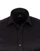 Black Classic Twill Short Sleeve Shirt