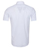 White Classic Linen Short Sleeve Shirt