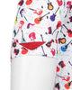 White Colourful Guitar Print Short Sleeve Shirt