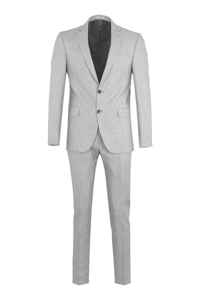 Grey Linen Two Piece Suit