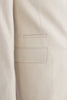 Cream Linen 2 Piece Suit