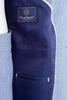 Dark Blue Linen 2 Piece Suit