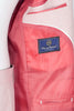 Red Linen 2 Piece Suit
