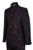 Black 2 Piece Mandarin Men's Suit