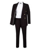 Black 2-Piece Double-Breasted Suit from Makrom Fashion