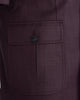 Burgundy Safari Classic Plain 2 Piece Short Sleeve Men's Suit