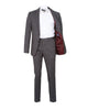 Anthrasite Pure Wool Classic Plain 3 Piece Men's Suit