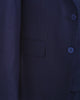 Royal Blue Wool Classic Plain 3 Piece Men's Suit