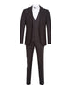 Anthrasite Pure Wool Classic Plain 3 Piece Men's Suit