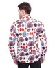 Seaside Print Men's Shirt with Matching Handkerchief-Makrom