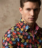 Sycamore Leaf Print Shirt with Matching Handkerchief