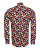 Sycamore Leaf Print Shirt with Matching Handkerchief-Makrom