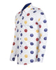 Colourful Balls Print Shirt with Matching Handkerchief