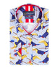 Exotic Tropical Bird Print with Matching Handkerchief