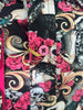 Black Skull Print Shirt with Matching Handkerchief