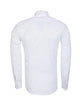 White dinner shirt on a white background