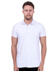 White Classic Twill Short Sleeve Shirt-Makrom