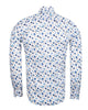White Flowery Print with Matching Handkerchief-Makrom