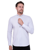 White Grandad Collar Chain shirt with Diamantes-Makrom