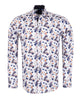 White Poppy Print with Matching Handkerchief-Makrom