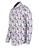 White Poppy Print with Matching Handkerchief-Makrom