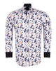 White Poppy Print with Matching Handkerchief-Makrom