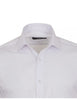 White Twill Classic Single Cuff Shirt-Makrom