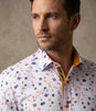 Yellow Floral Print Men's Shirt