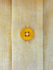 Yellow Linen Plain Short Sleeve Shirt-Makrom