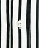 Makrom Double Cuff Shirt - Black Stripe Contrast Collar, Stylish & Comfortable