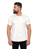 Cream Classic Twill Short Sleeve Shirt