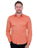 Peach Plain Double Cuffed Shirts