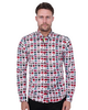 Retro Typewriter Shirt Satin Cotton Shirt with Matching Handkerchief